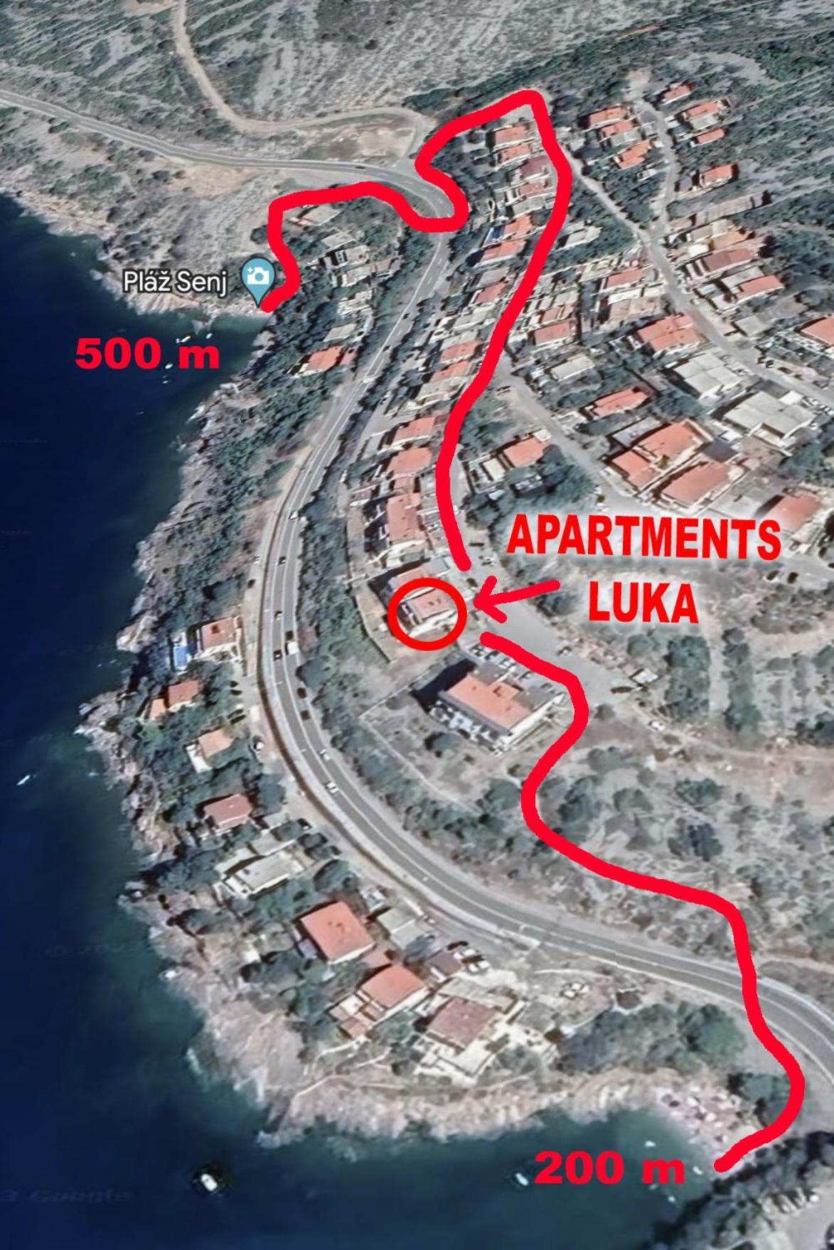 Studio Apartman Luka Senj  Luaran gambar